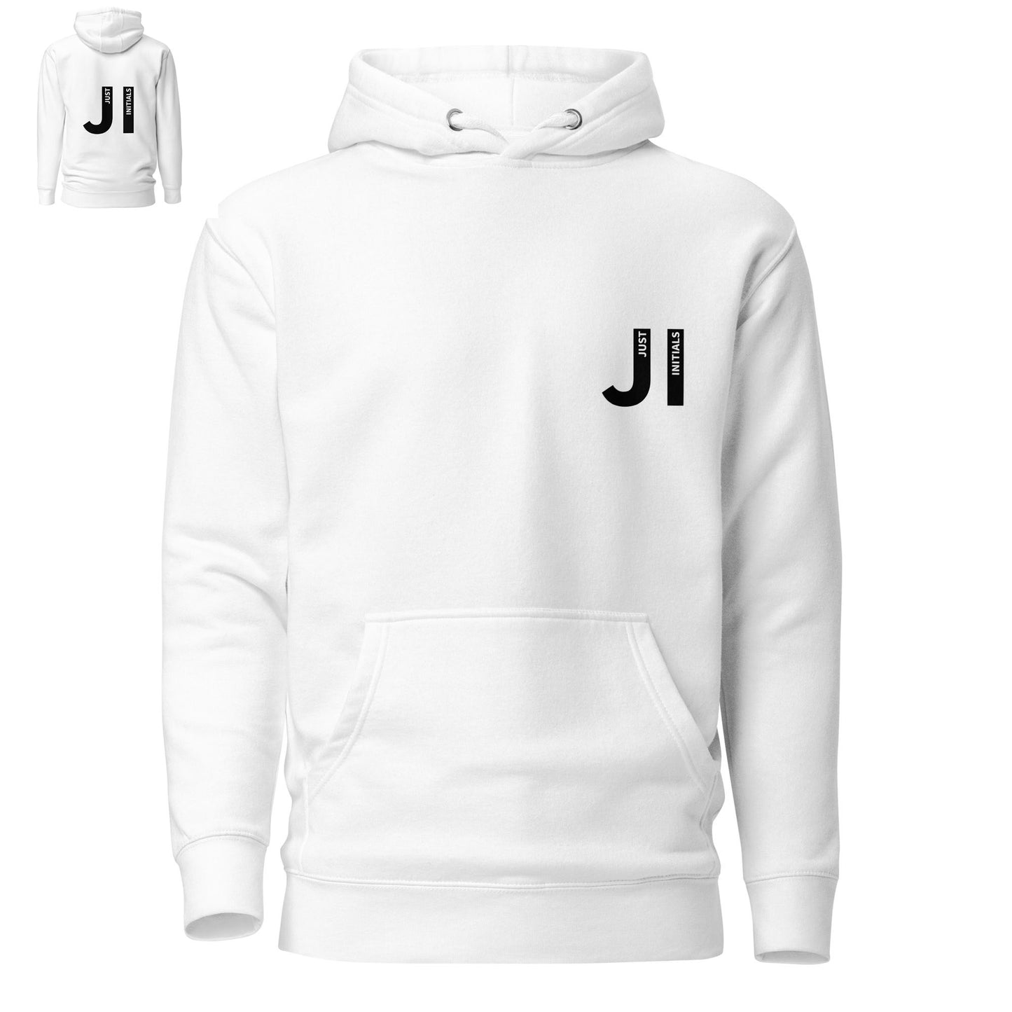 JUST INITIALS MENS SPORTS HOODIE