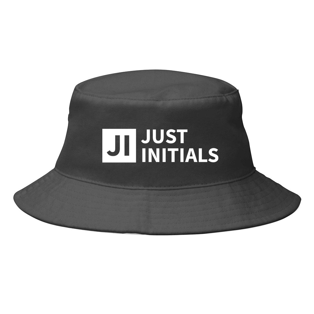 JUST INITIALS BUCKET HAT