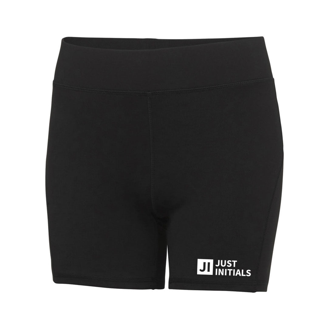 JUST INITIALS WOMENS TRAINING SHORTS