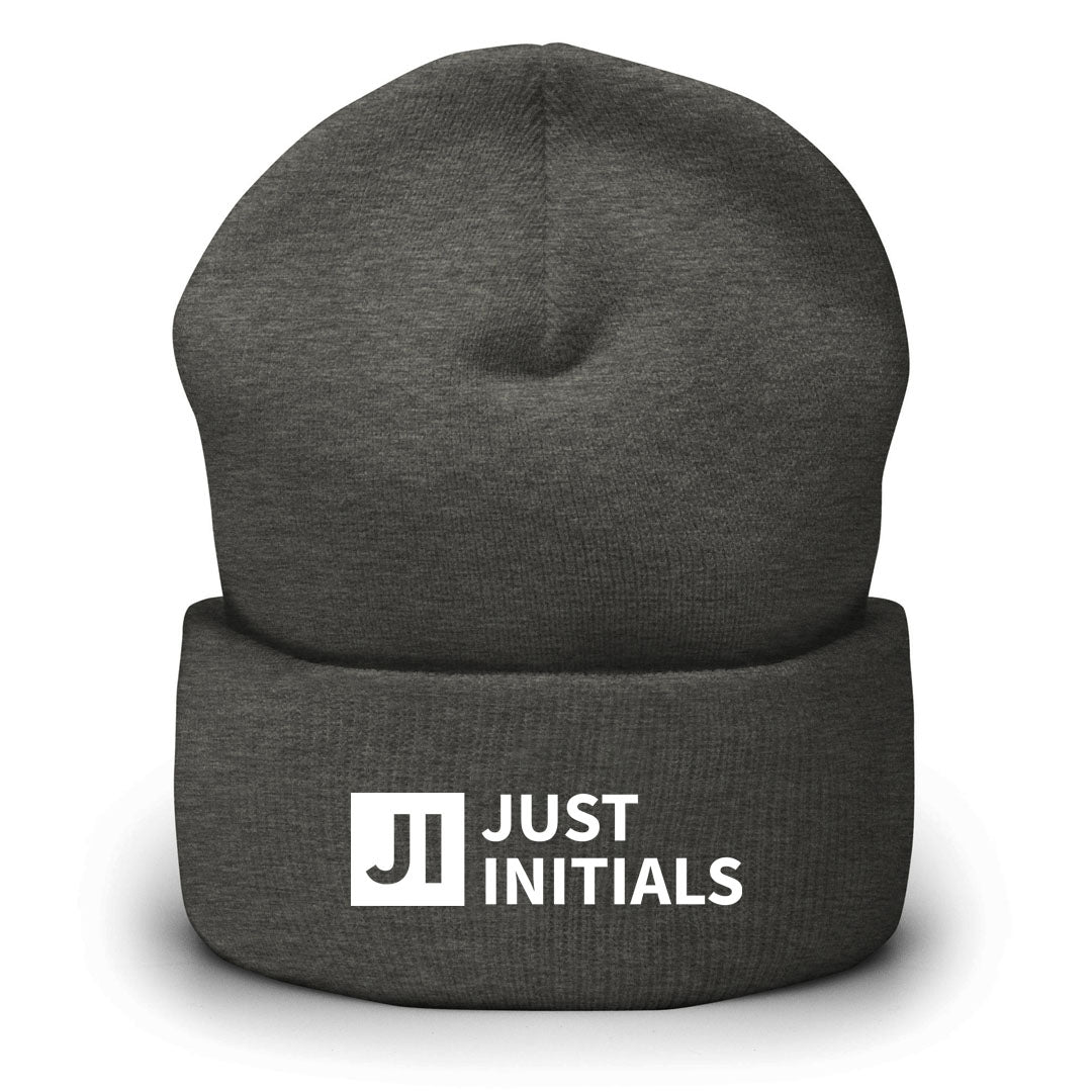 JUST INITIALS BEANIE HAT