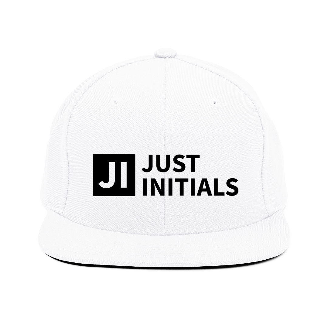 JUST INITIALS SNAPBACK CAP