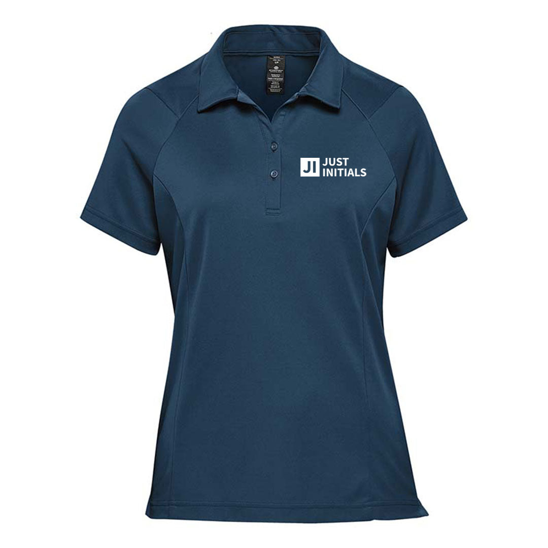 JUST INITIALS WOMENS GOLF POLO SHIRT