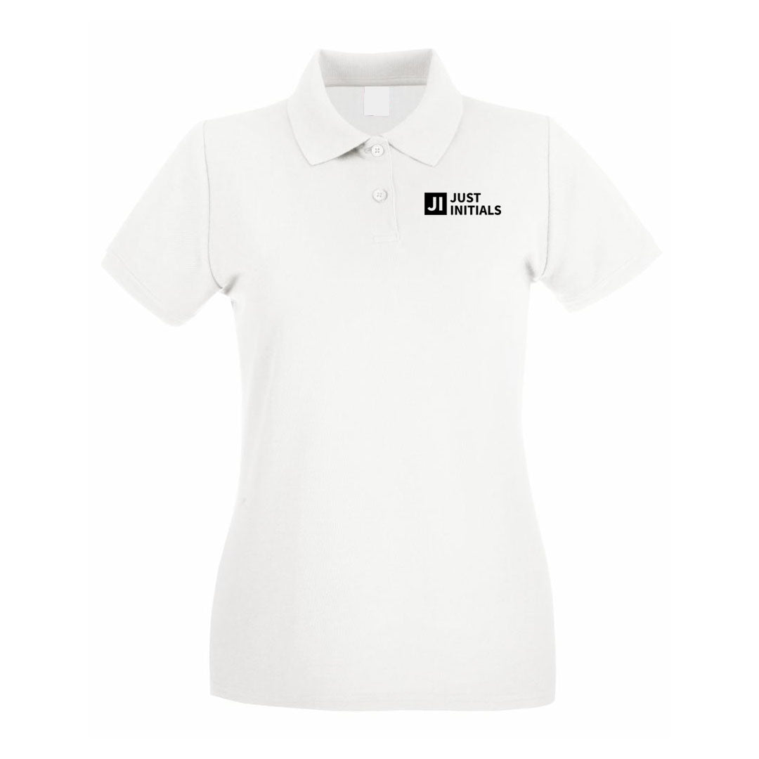 JUST INITIALS WOMENS POLO SHIRT