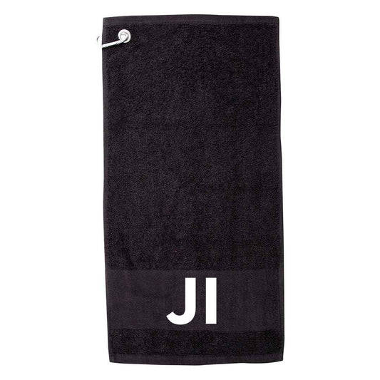 JUST INITIALS PERSONALISED GOLF TOWEL