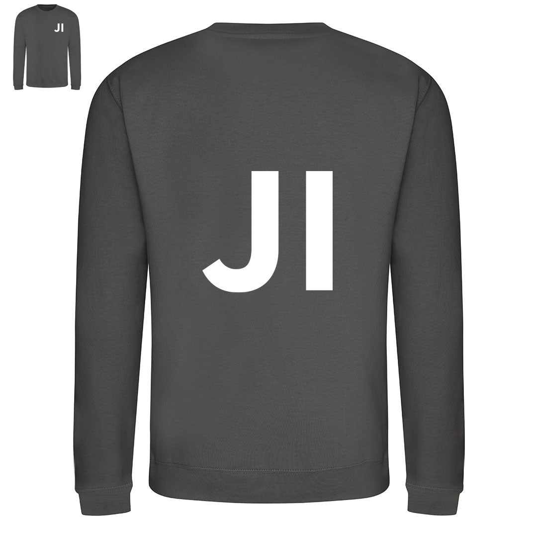 JUST INITIALS PERSONALISED WOMENS SWEATSHIRT