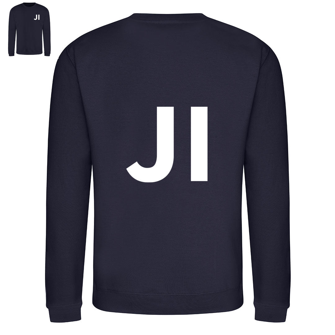 JUST INITIALS PERSONALISED WOMENS SWEATSHIRT