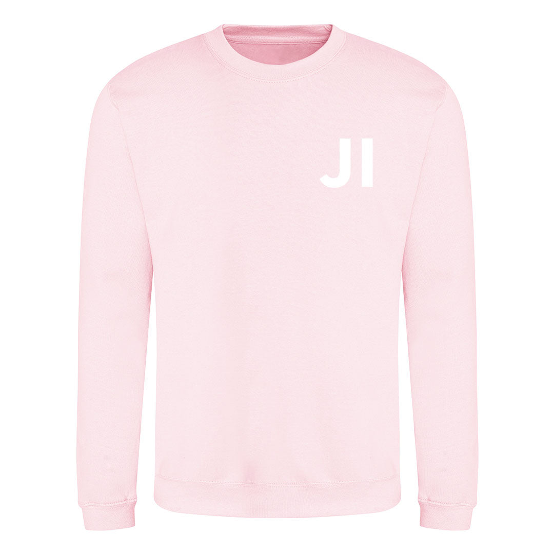 JUST INITIALS PERSONALISED WOMENS SWEATSHIRT