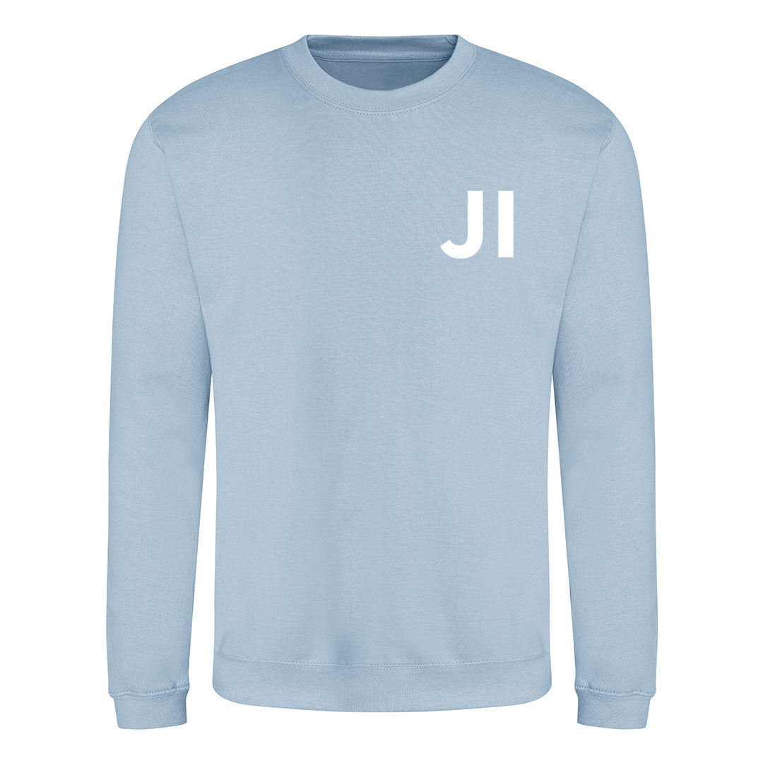 JUST INITIALS PERSONALISED WOMENS SWEATSHIRT