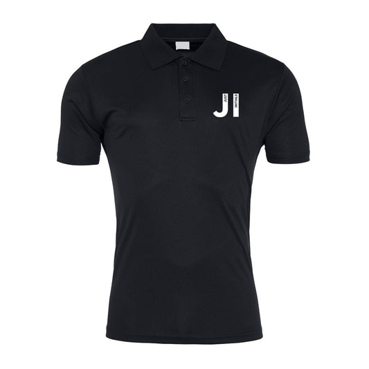 JUST INITIALS WOMENS SPORTS POLO TOP