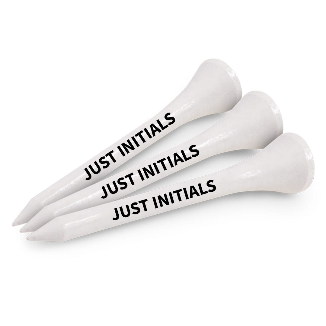 JUST INITIALS PERSONALISED GOLF TEES