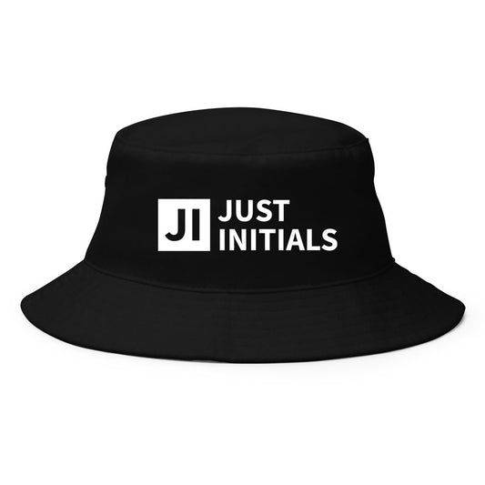 JUST INITIALS BUCKET HAT