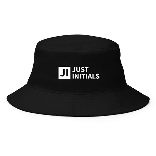 JUST INITIALS BUCKET HAT