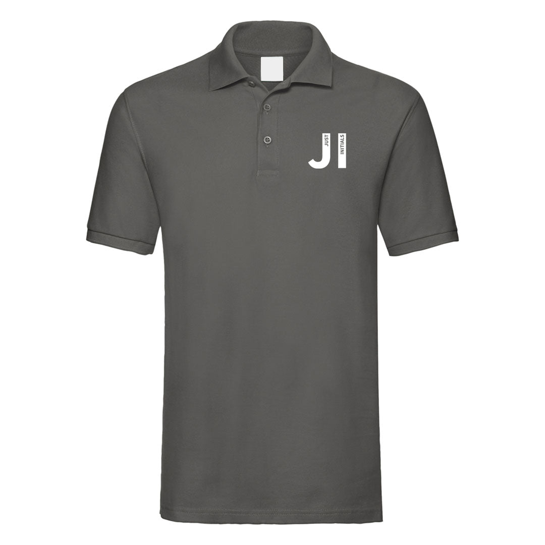 JUST INITIALS MENS POLO SHIRT