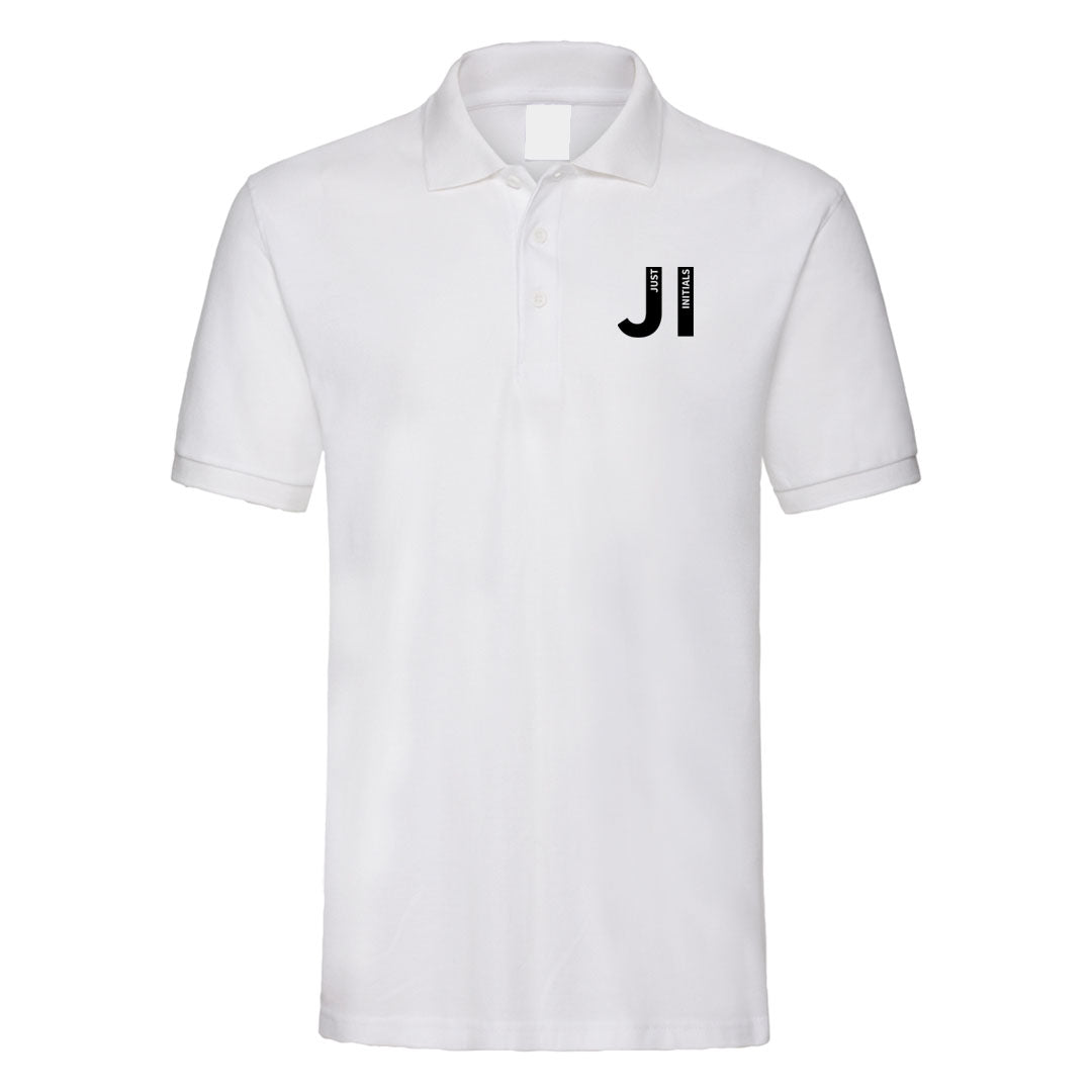 JUST INITIALS MENS POLO SHIRT