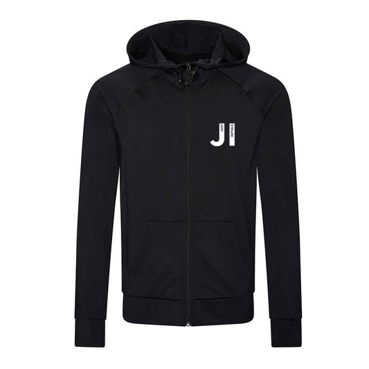 JUST INITIALS MENS ZIP UP SPORTS HOODIE