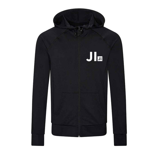 JUST INITIALS PERSONALISED MENS ZIP UP SPORTS HOODIE