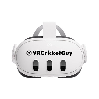 VR CRICKET GUY LOGO STICKERS