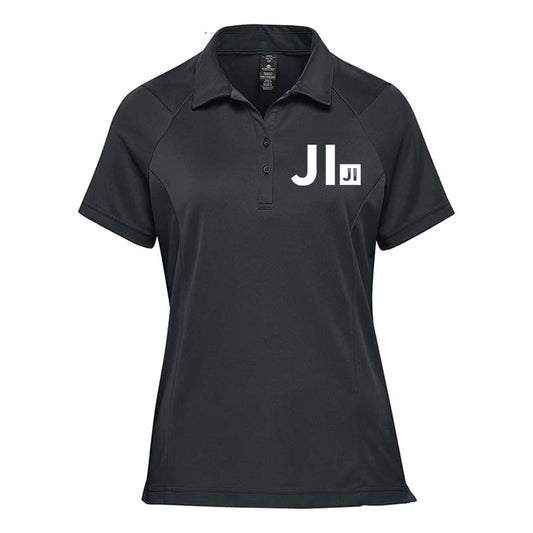 JUST INITIALS PERSONALISED WOMENS GOLF POLO SHIRT