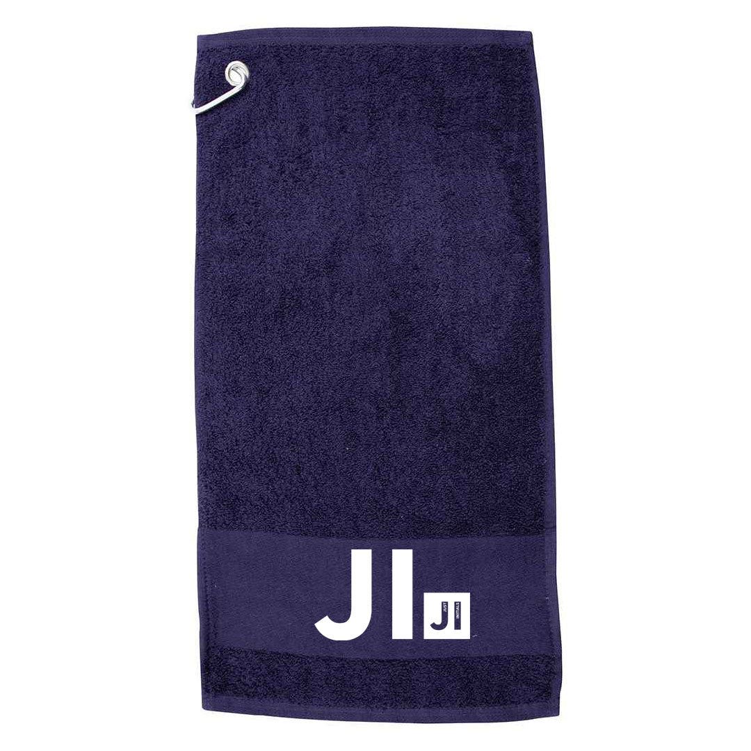 JUST INITIALS PERSONALISED GOLF TOWEL