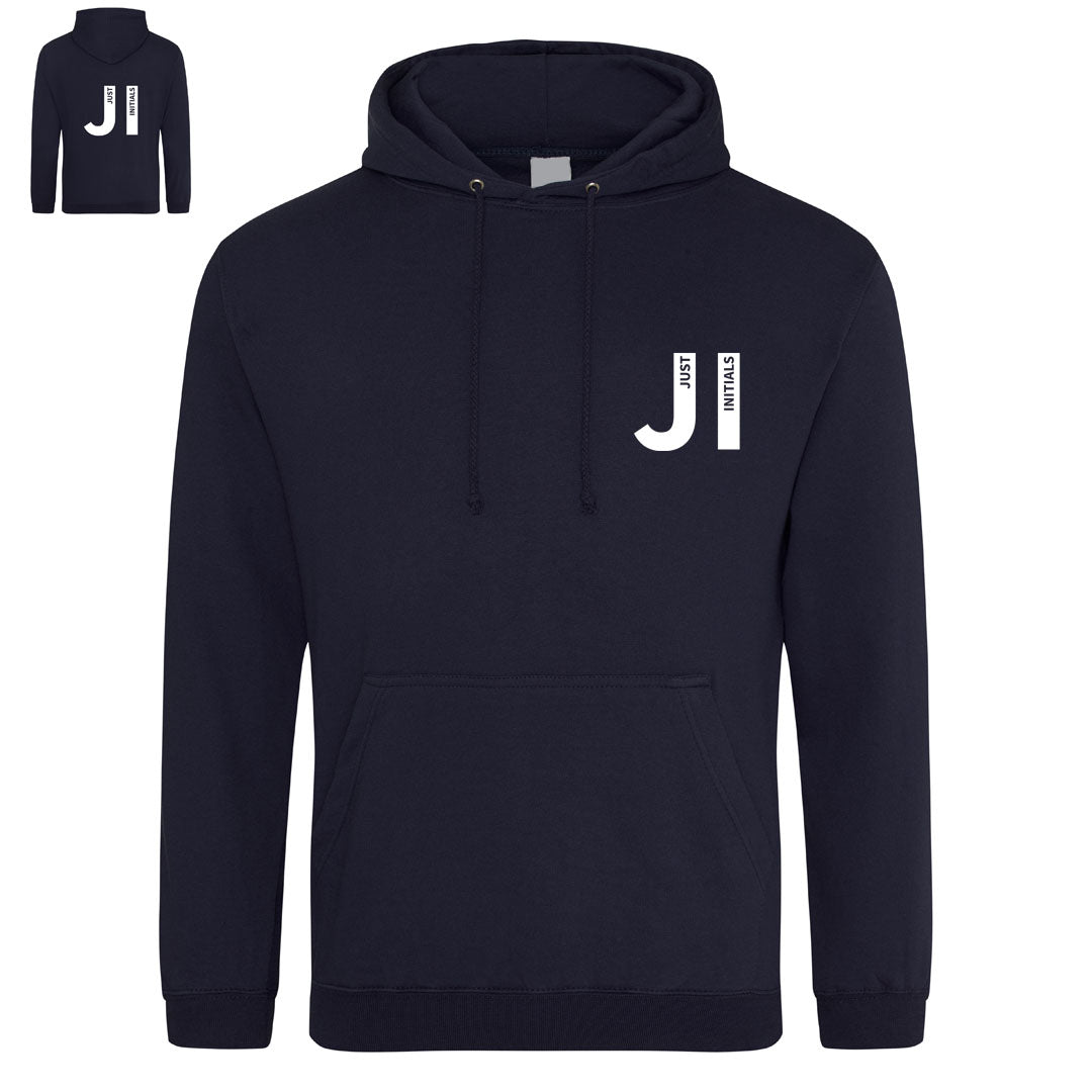 JUST INITIALS MENS HOODIE