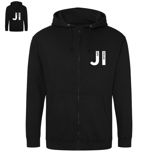 JUST INITIALS KIDS ZIP UP HOODIE